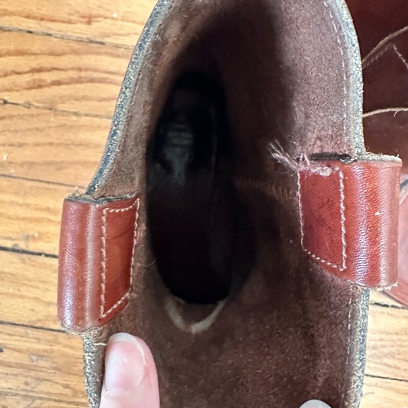 Great tan leather riding boots La Gardiane size 7.5 medium high - Picture 9 of 13